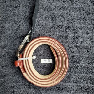 Men's Belt | Size: 34 | Color: Brown | 1-Sided | SKU: W-18 | RRR Belts